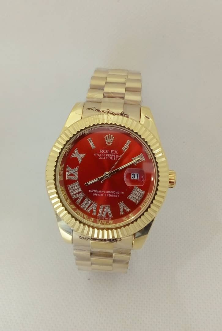 Rolex outlet fond rouge